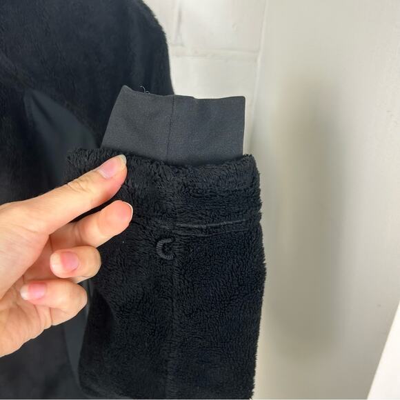 Columbia Black Zip Up Interchangeable Fuzzy Faux Fur Jacket Size M - Picture 7 of 9